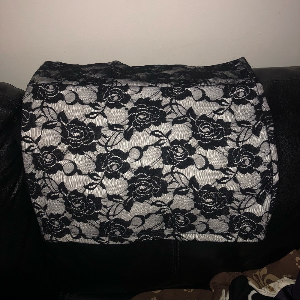 Lace Miniskirt